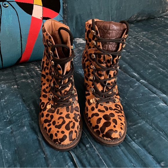 Vintage Dianne Von Furstenburg Wedge Boots - Picture 2 of 4